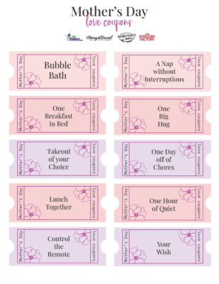 women who mothers day printables coupon