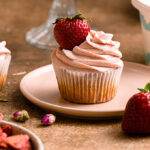 Strawberry Buttercream Cupcakes