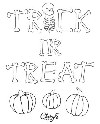 Cheryls Halloween Coloring Page