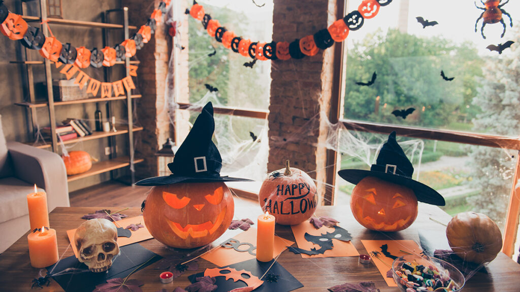 kid friendly halloween party halloween decorations