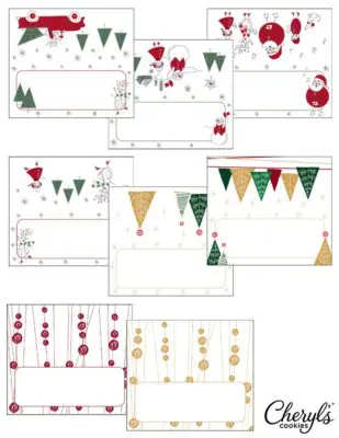 Christmas Printable Place Cards