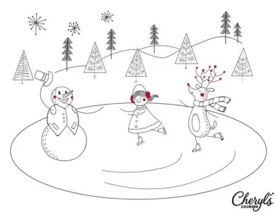 Cheryls Christmas Printable Page