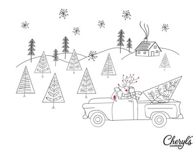 Cheryls Christmas Printable Page