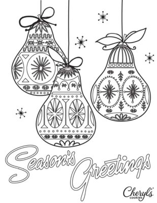 Cheryls Christmas Printable Page