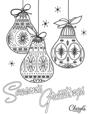 Cheryls Christmas Printable Page