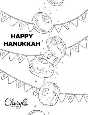 Cheryls Hanukkah Coloring Page Five