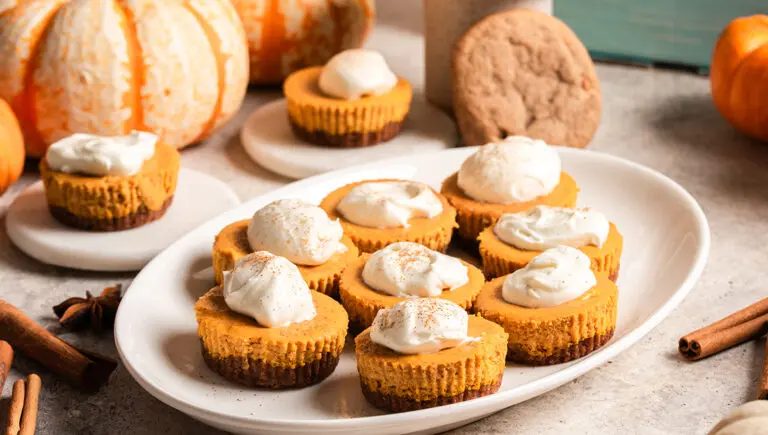 pumpkin cheesecake bites