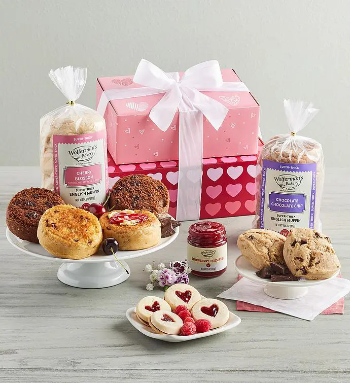 romantic valentines day gifts wolfermans breakfast basket