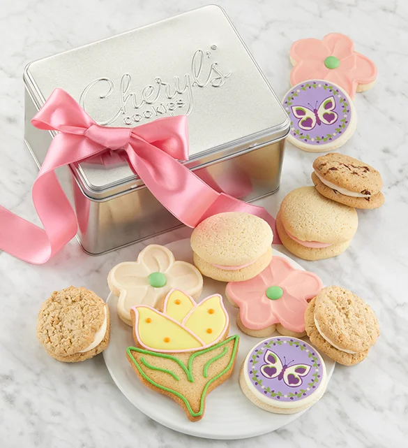 motherhood quotes spring fancy and sandwich cookies tin